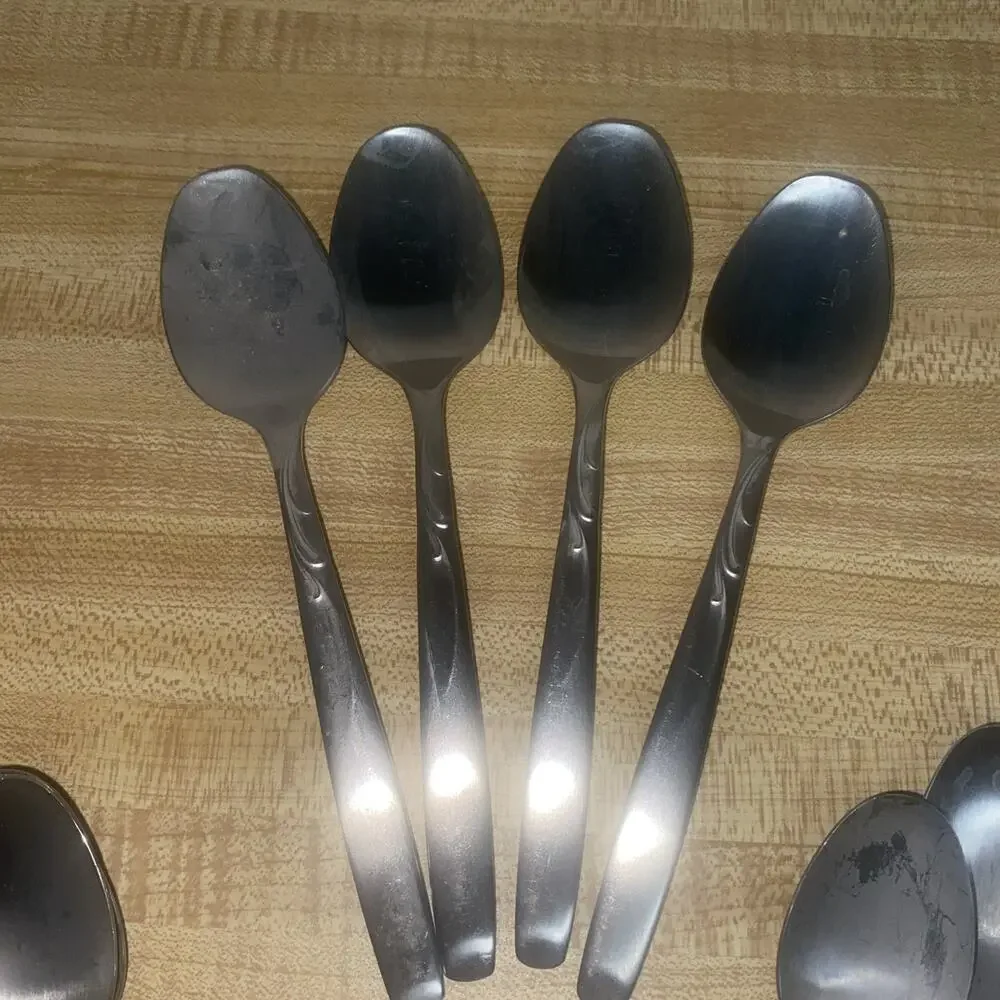 MCM Vintage IS Garden Manor Stainless Steel Flatware 35 Pc Set International USA